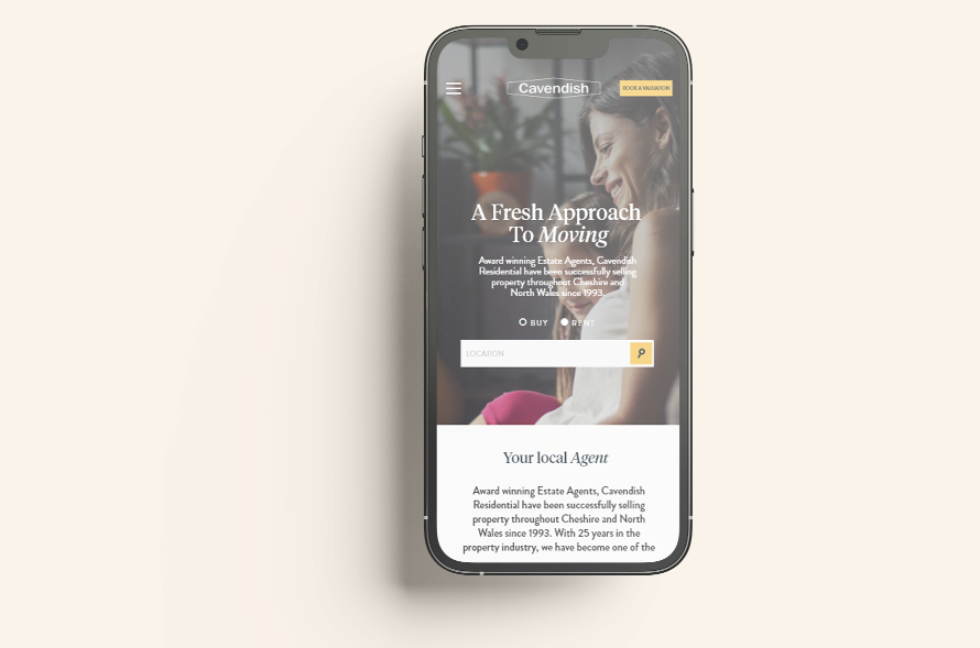 A fresh approach to moving site on mobile device